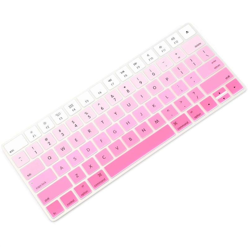 Allinside Ombre Pink Cover for Apple Magic Keyboard (MLA22LL/A) with US Layout - Image 1